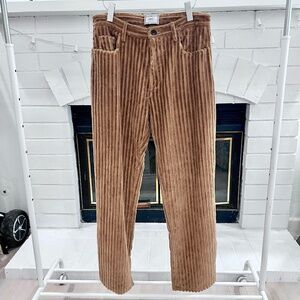AMI Paris Macro Wale Corduroy Straight Fit Trousers